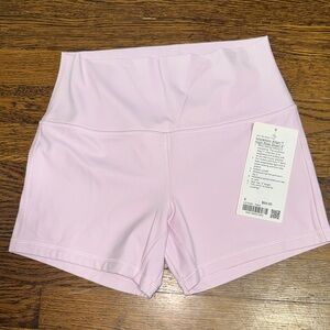 NWT Lululemon Align HR Shorts 4” Pink PNKO size 8